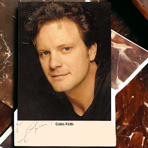 Colin firth signed 6x4 photo - firth,