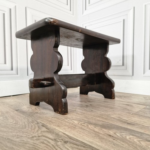 Antique small side - small, oak