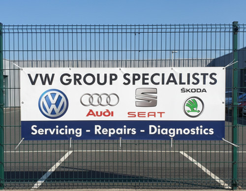 Group vag banner garage - vw,