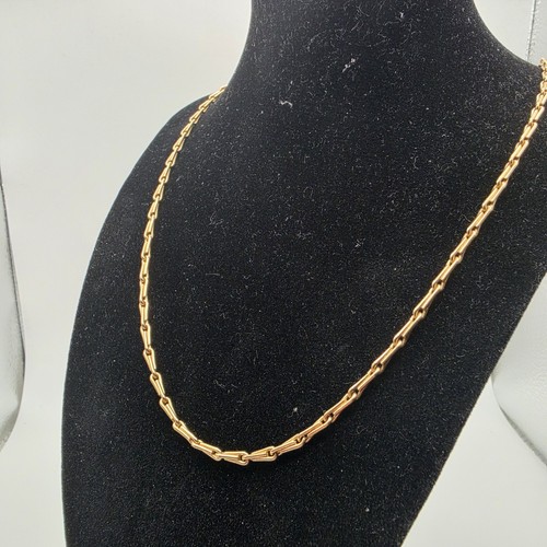 Solid 9ct gold fancy link - gold,