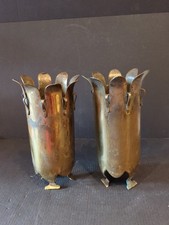 PAIR OF VINTAGE TRENCH ART