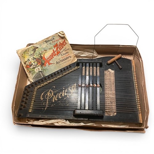 Antique chord zither autoharp - chord,