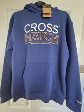 Crosshatch Hoody Navy Mens