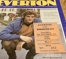 Ticket Stub (with programme)