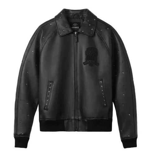 Avirex men studded icon jacket - avirex,