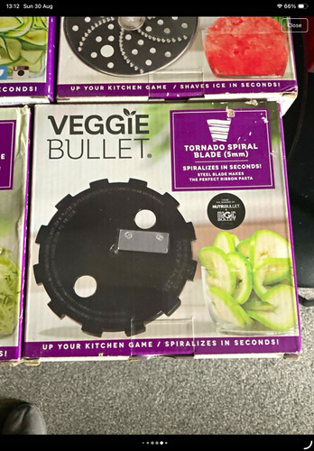 Veggie bullet spiralizer - bullet,