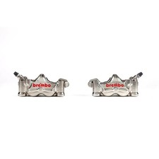 Radial racing brake calipers