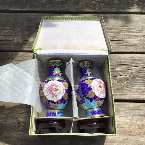 Vintage boxed pair blue - vintage,