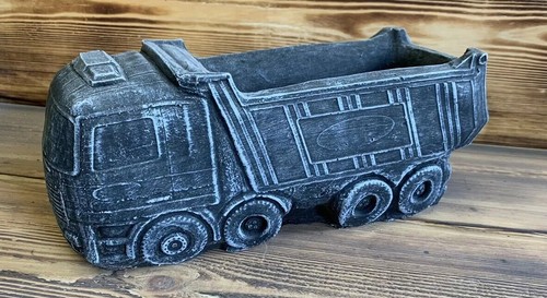 Stone garden wheel truck - garden,