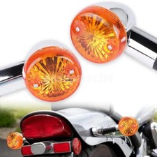 2X Chrome Motorcycle Turn
