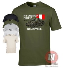 Sherman Firefly tank t-shirt