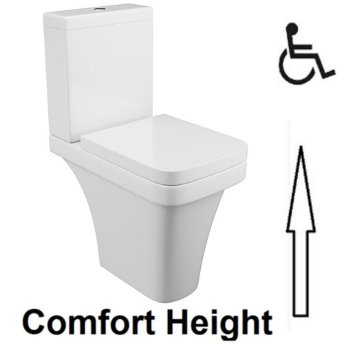 Comfort raised height - raised, close