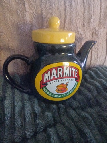 Marmite teapot ceramic novelty - marmite,