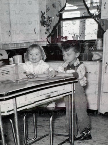 Vintage photo kitchen - kitchen, helpers