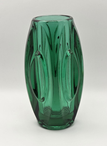 Vintage green lens vase - lens, –