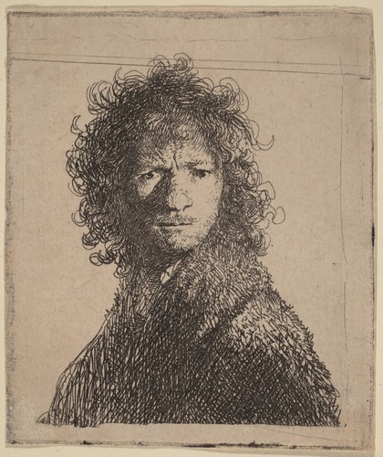 Vintage rembrandt van - van, rijn