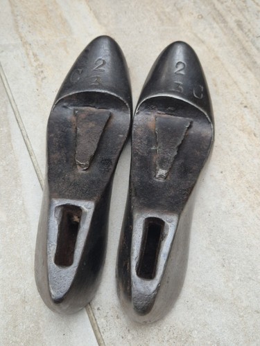 Pair vintage coblers shoes - of,