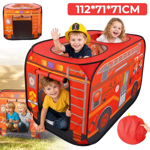 Car tent fire - car, truck