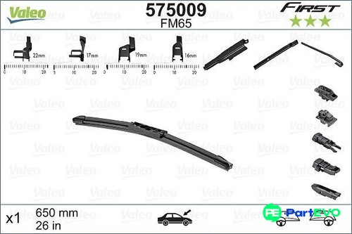 Valeo wiper blade 575009 - blade, for