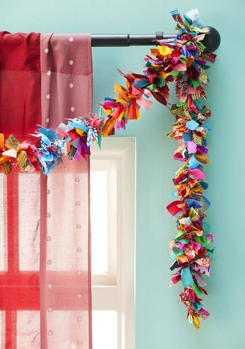 Recycled multicoloured sari - multicoloured,