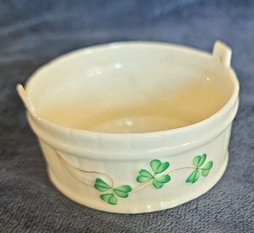 Belleek china shamrock half - china,