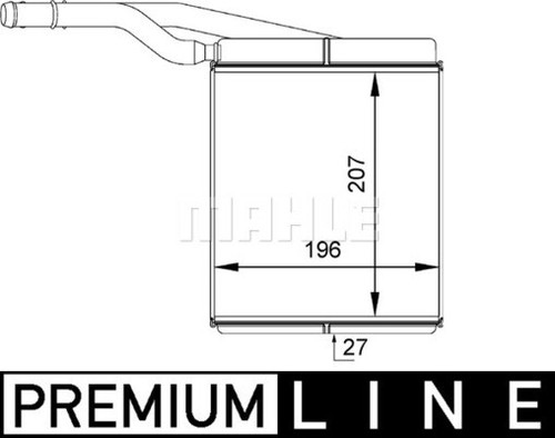 143 000p mahle heat - mahle,
