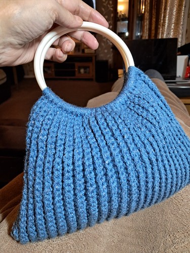 Handmade crochet bag with - bag,
