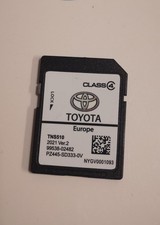 Toyota TNS510 sat nav card navigation update sd map UK/EU 2021