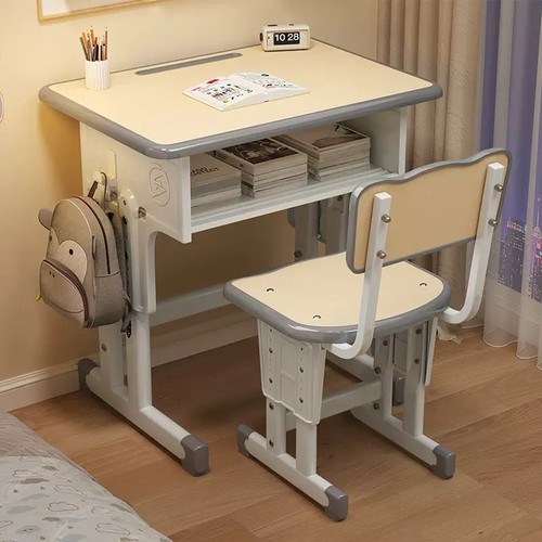 School style desk and chair - and,