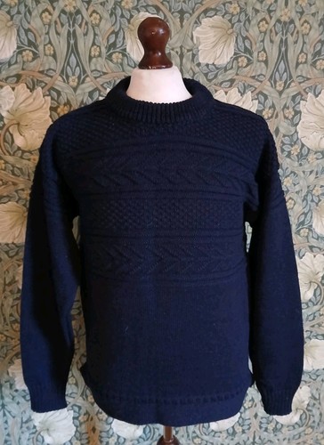 Vintage british wool - british, navy