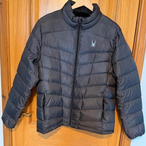 Spyder black down puffer - spyder,
