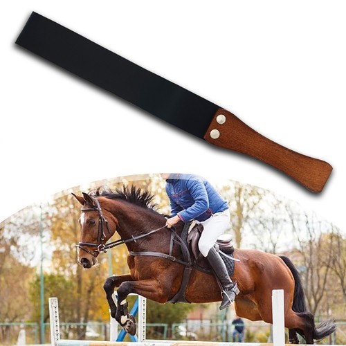 Leather black whip - black, ,