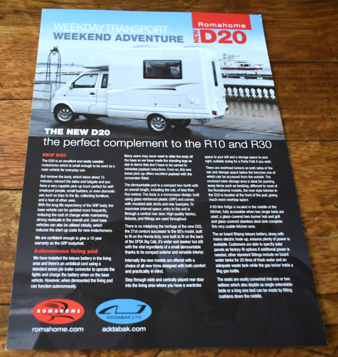 Romahome d20 motorhome - d20, uk