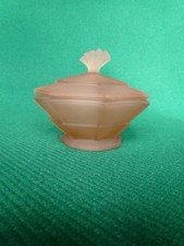 Art Deco  Bagley Frosted Pink