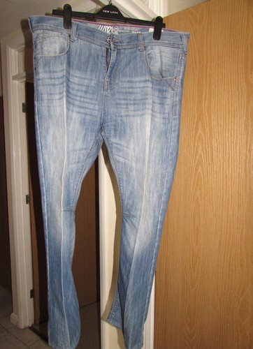 Men light wash blue - light-wash, denim