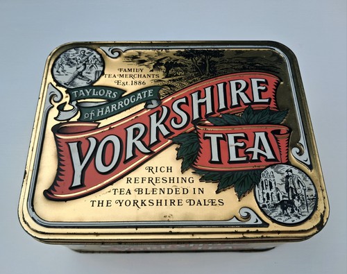 Vintage yorkshire tea tin - vintage,