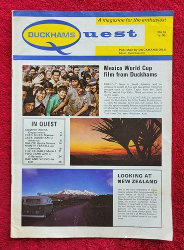 Duckhams quest magazine - magazine, no.14