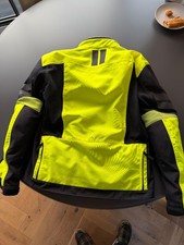 BMW Motorrad Bavella Motorcycle Jacket Size 54 Black & Yellow, waterproof