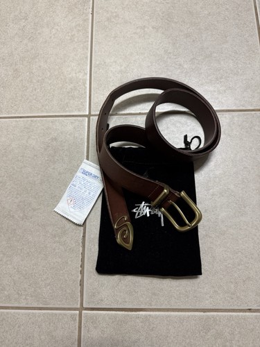 Vintage brown stussy leather - stussy,