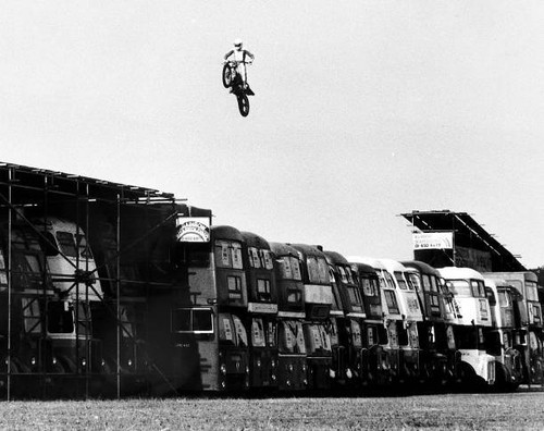 British motorcycle stunt rider - motorcycle,