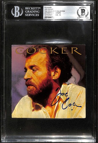 Joe cocker signed booklet - joe,