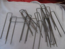 Set of 20 metal garden stakes (can be used to secure mesh and netting)