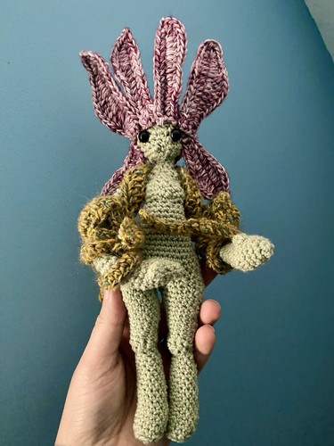 Garden flower fairy crochet - garden,