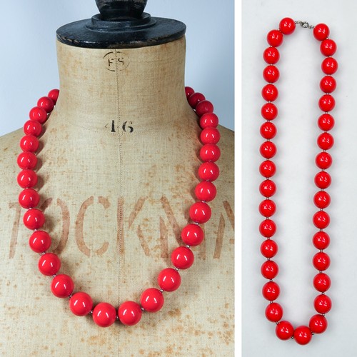 Vintage 1980s bright red - 1980s,
