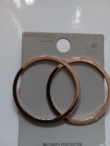 Next rose gold tone round - rose, hoop