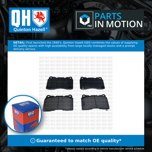 Brake pads set - pads, quinton