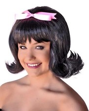 50s Hairspray Black Flick Bow