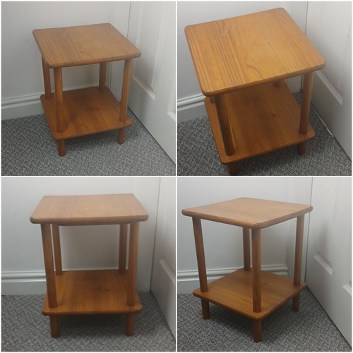 Vintage 1980s wooden - wooden, square