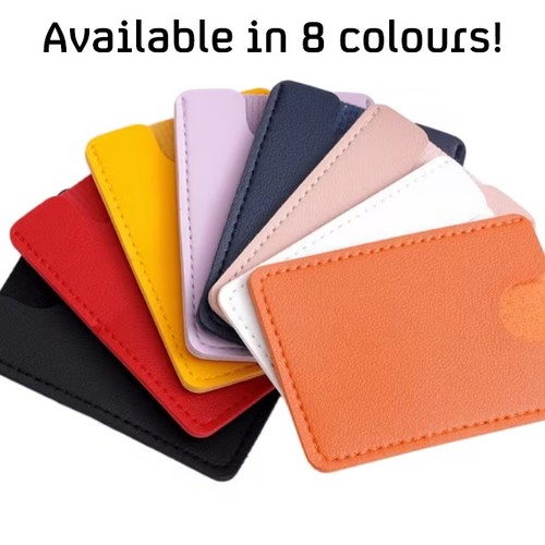 Ultra thin faux leather credit - leather,