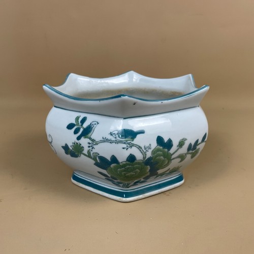 Vintage ceramic planter pot - ceramic,